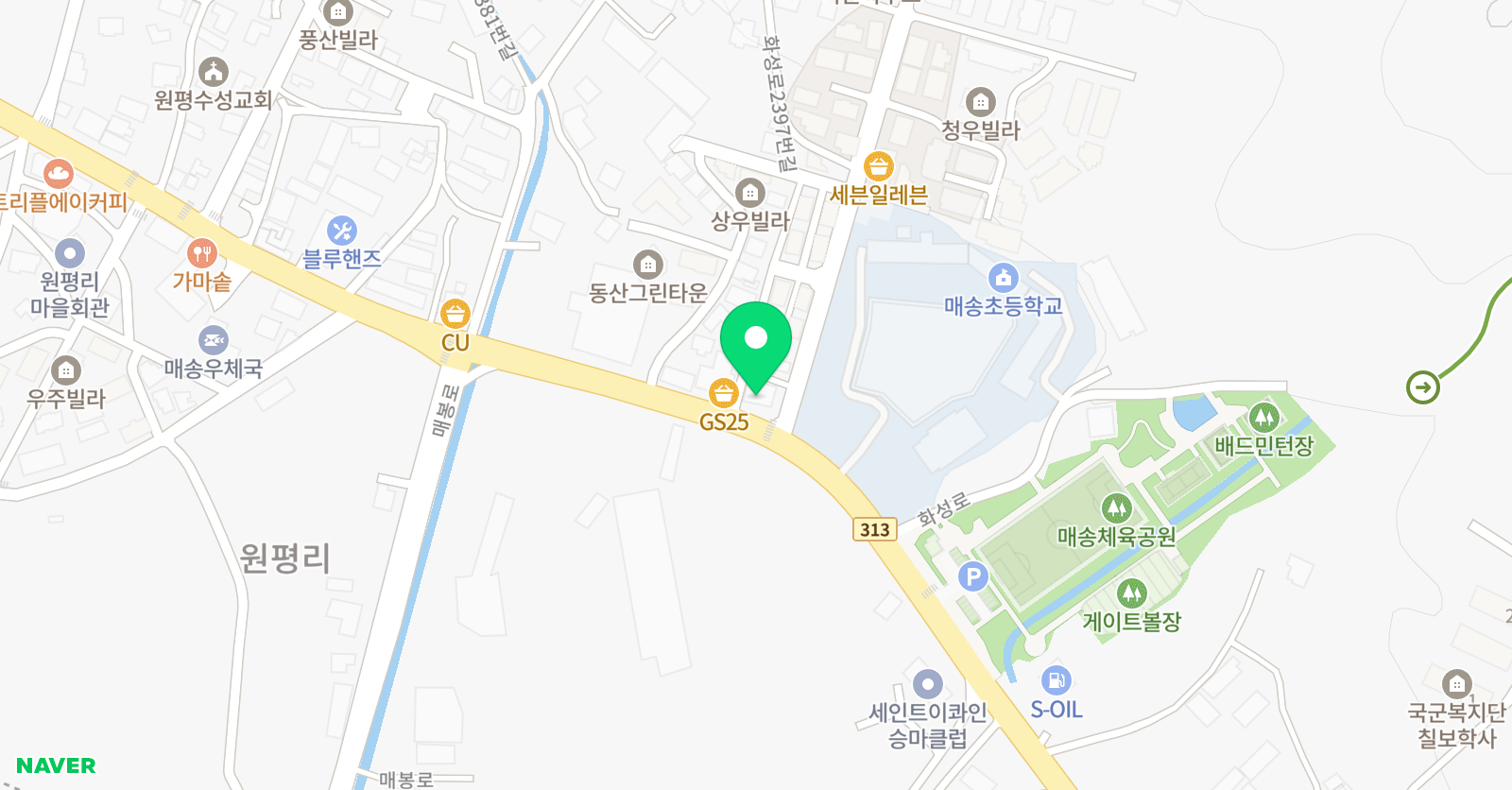 이레피아노 학원 위치