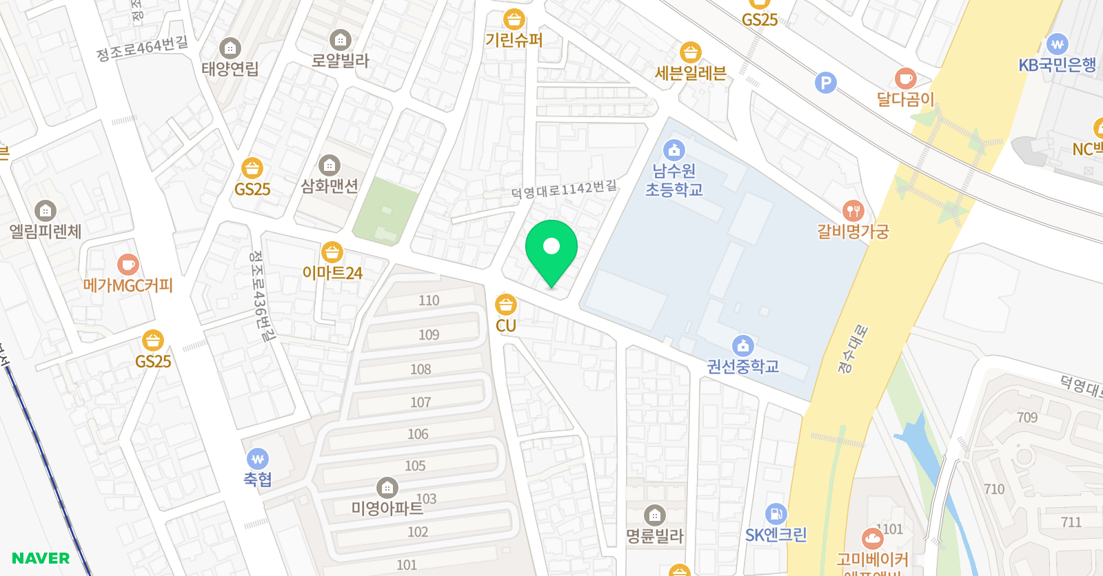무궁화 수학학원 위치