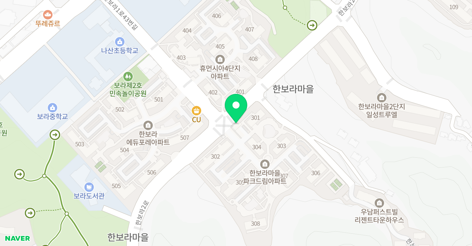 본피아노학원 위치