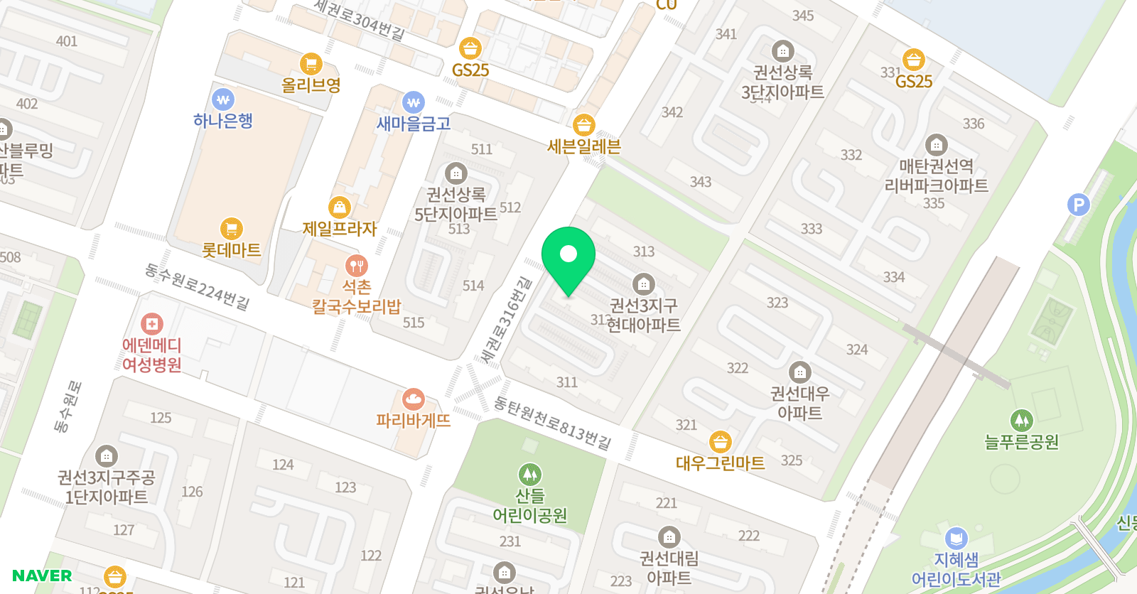코람데오 공부방 위치