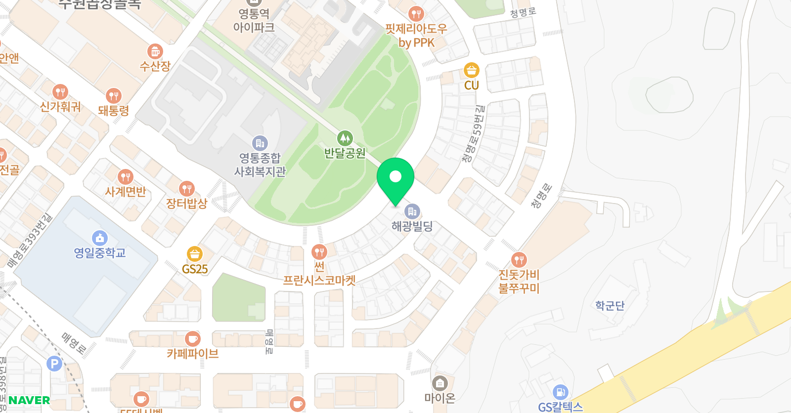 해담에듀케어센터 위치