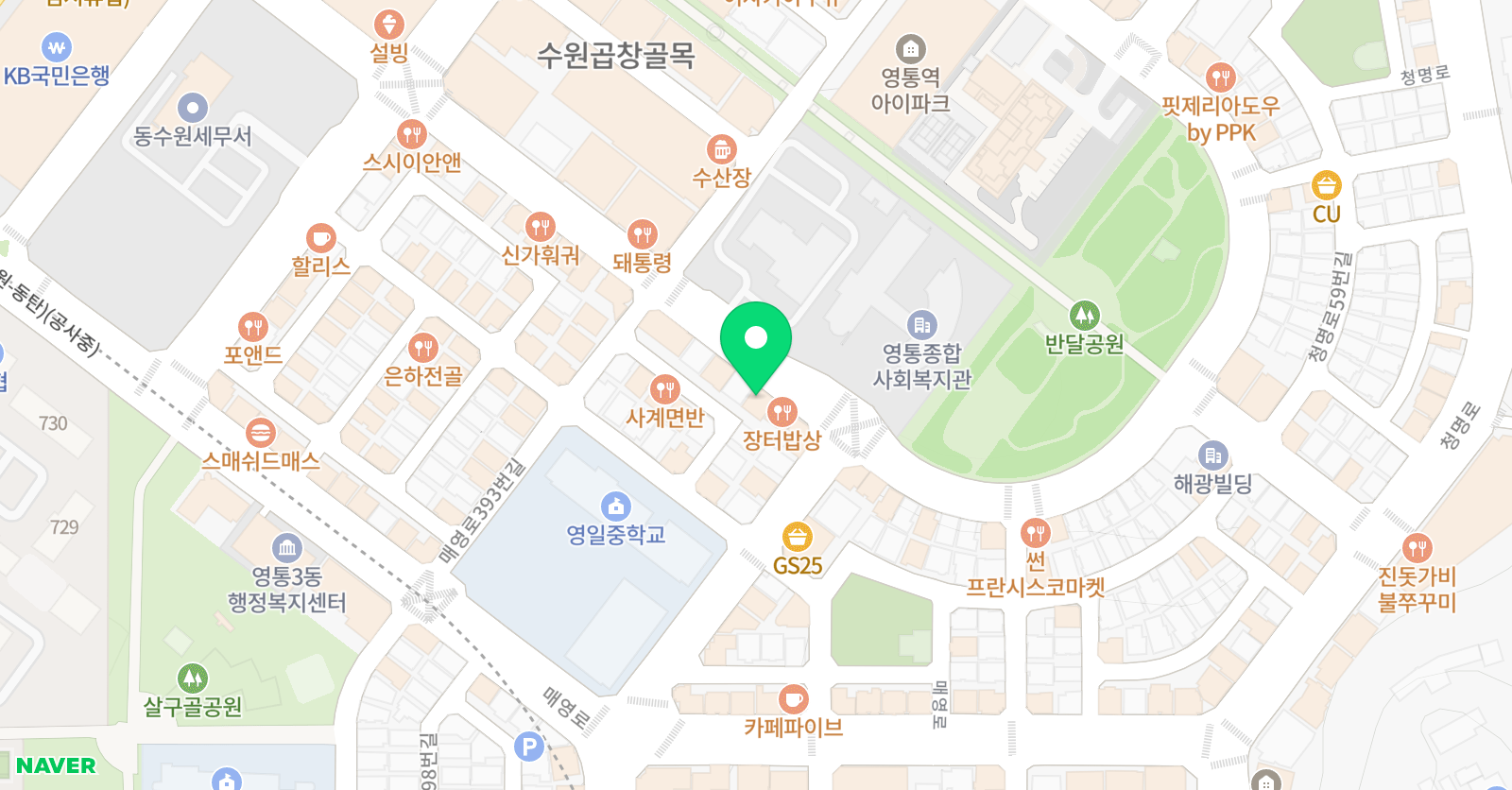 겨자씨자라큰나무 미술학원 위치