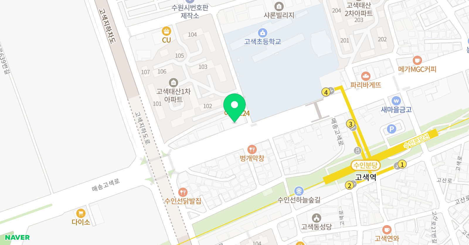 플라워 미술 위치
