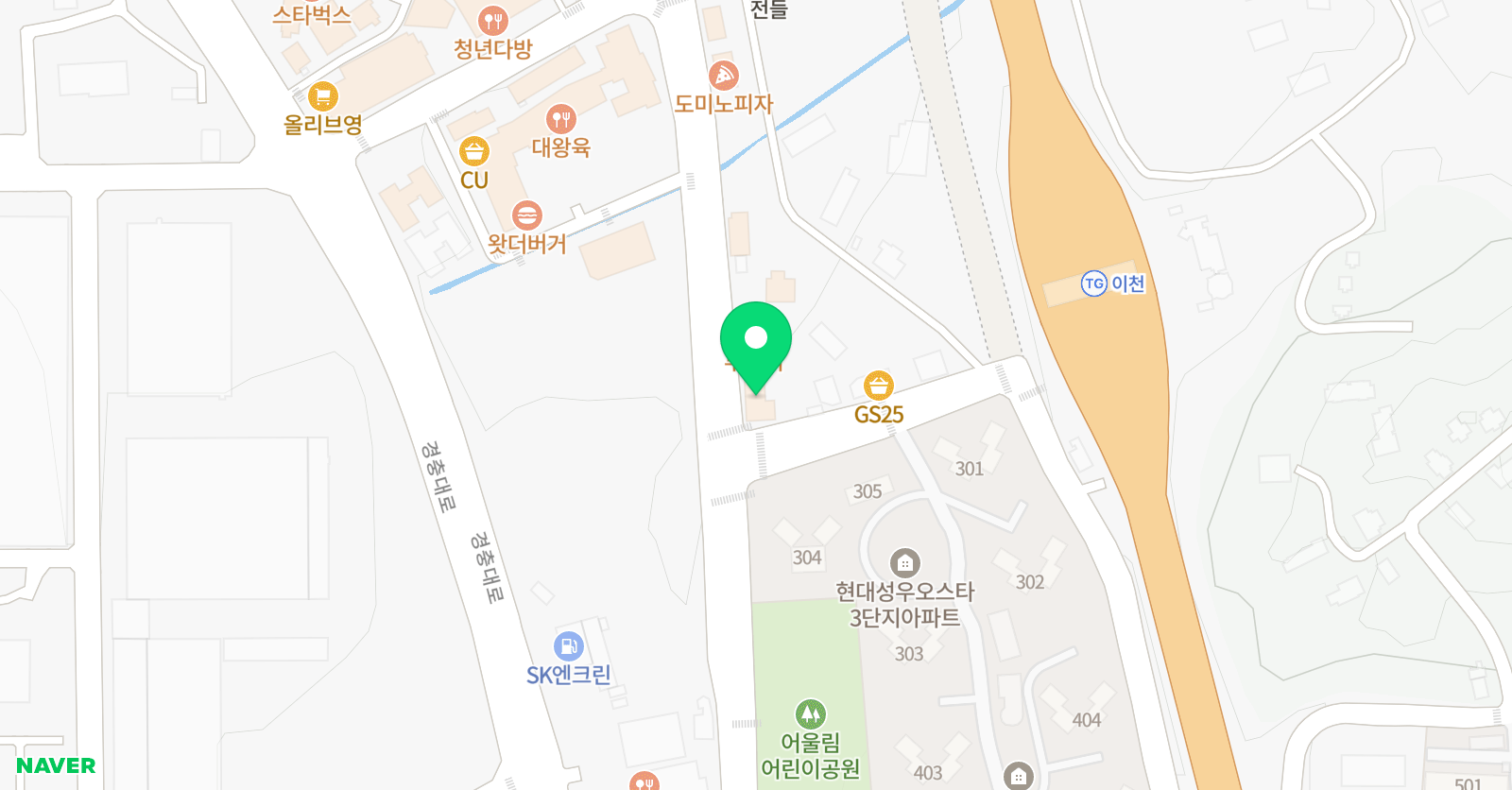 이룸 유치초등학원 위치
