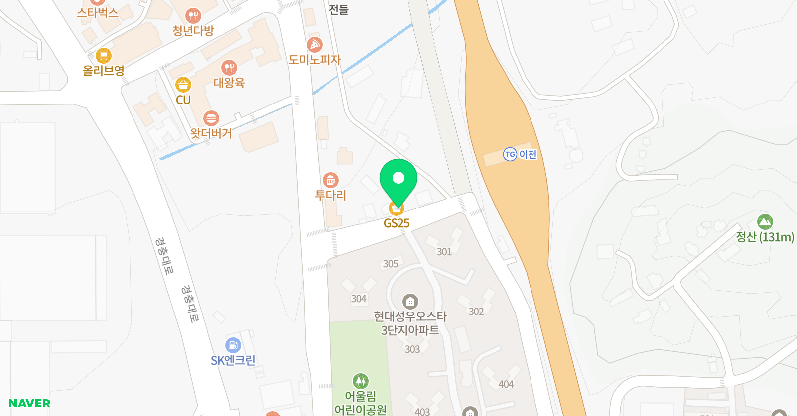 예체능어벤져스 학원 위치