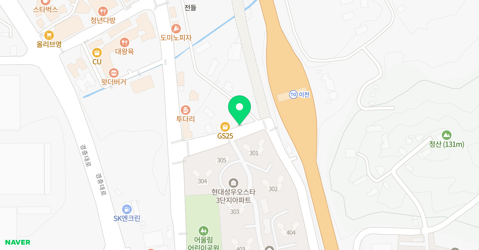 탑 수학사동학원 위치