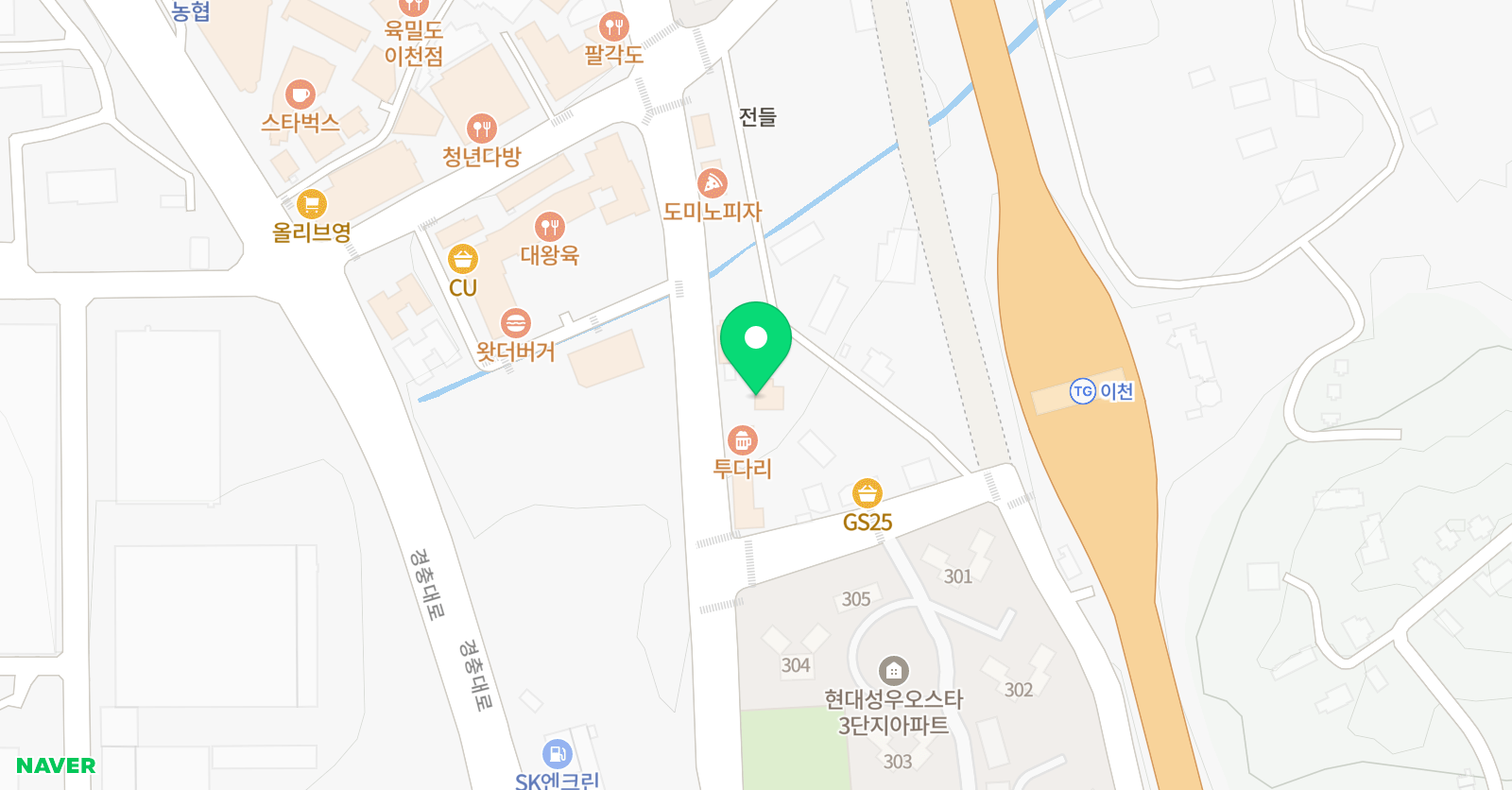 아미오스타 해법수학학원 위치