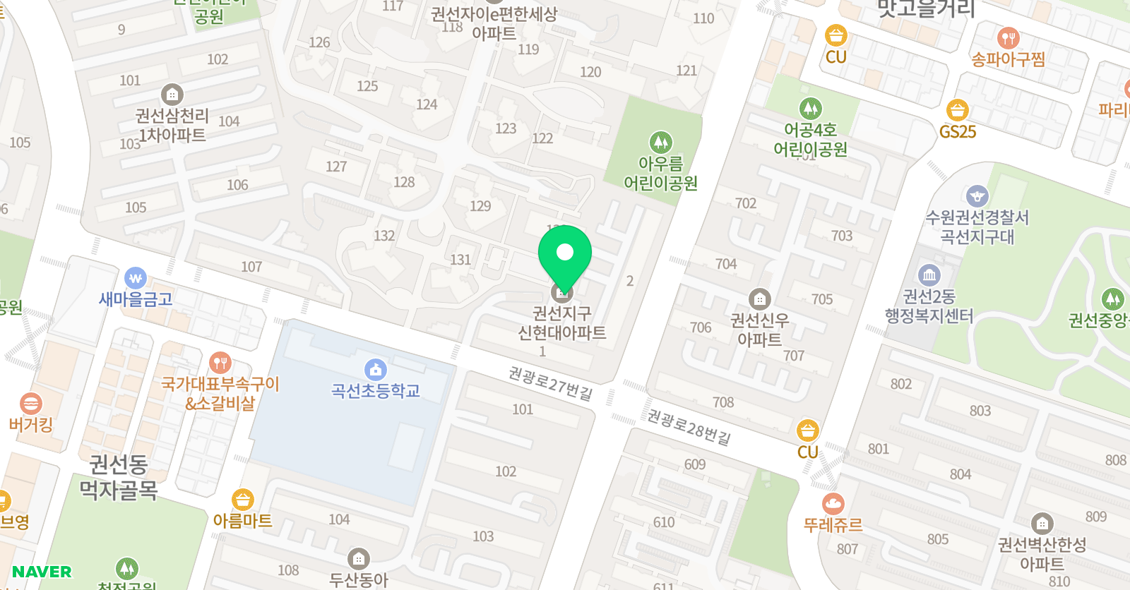관인음악나라 음악학원 위치