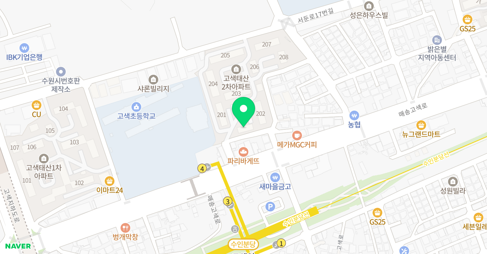 혜성 피아노학원 위치