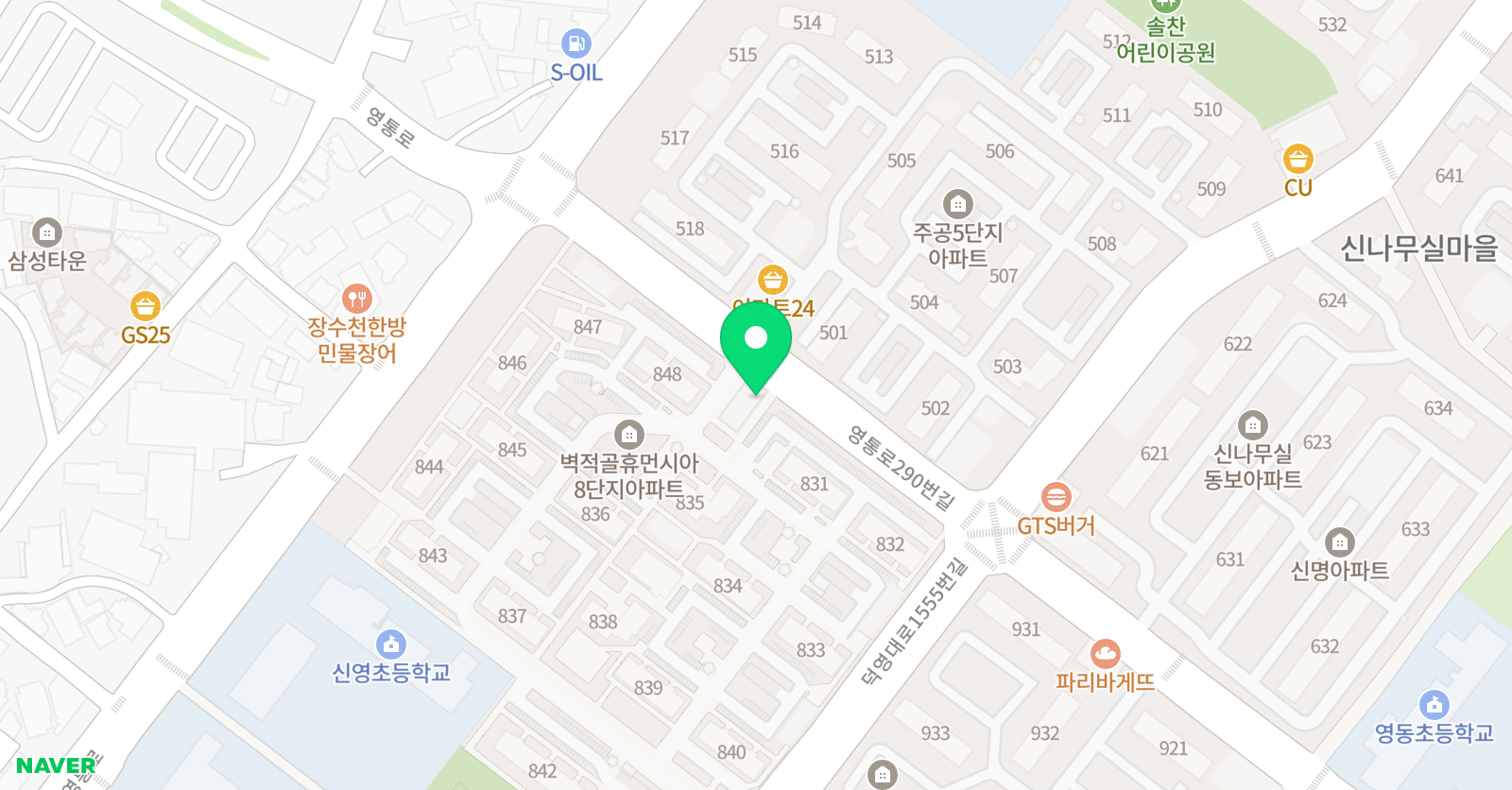 윤 피아노교습소 위치