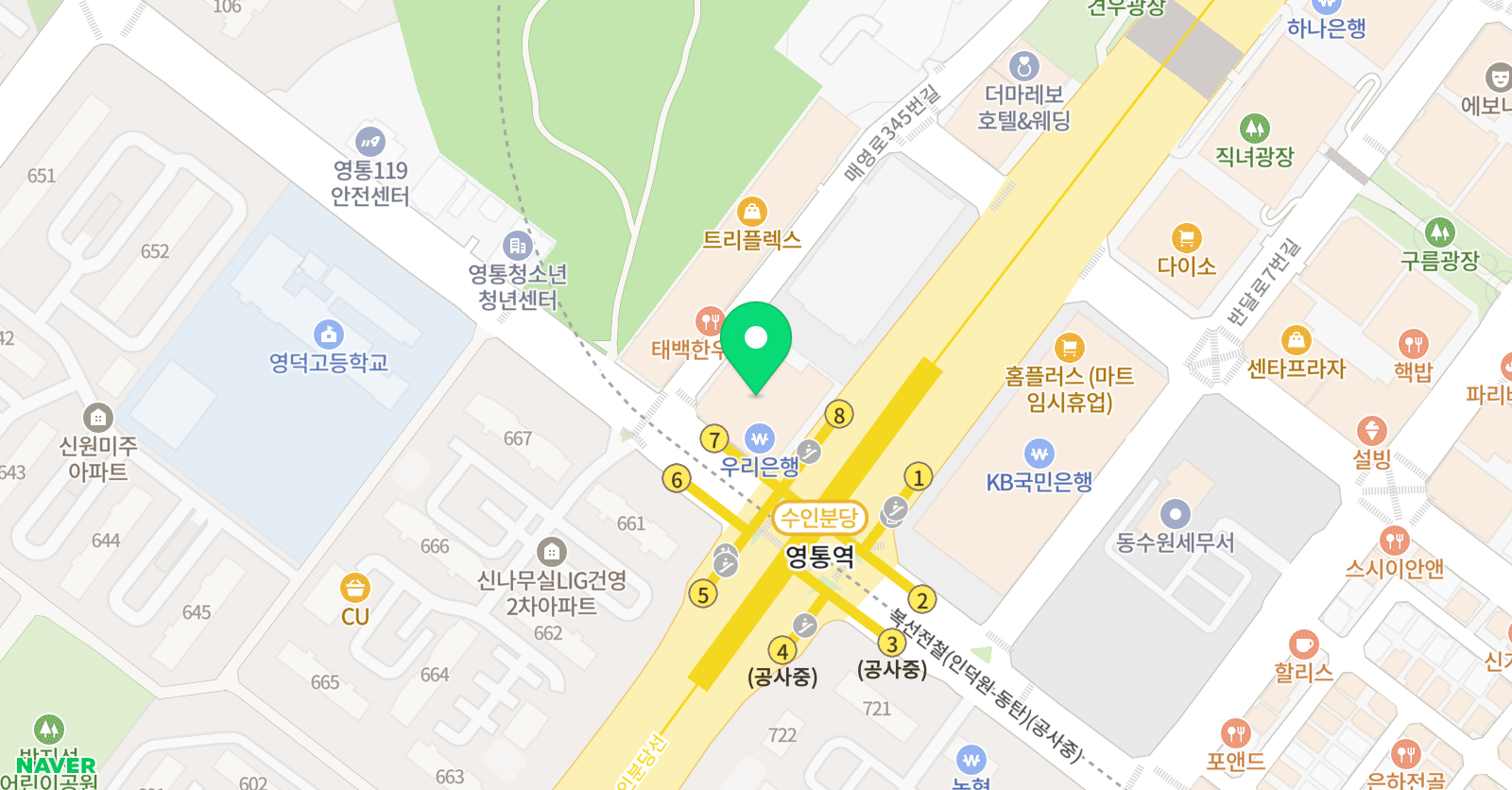 C&K 영어전문학원 위치