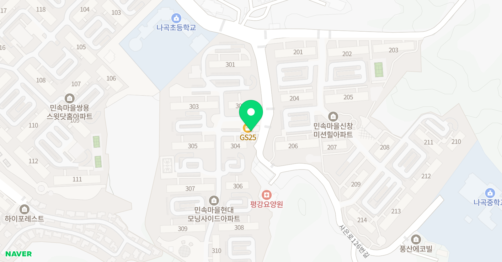 아롱별 미술 위치