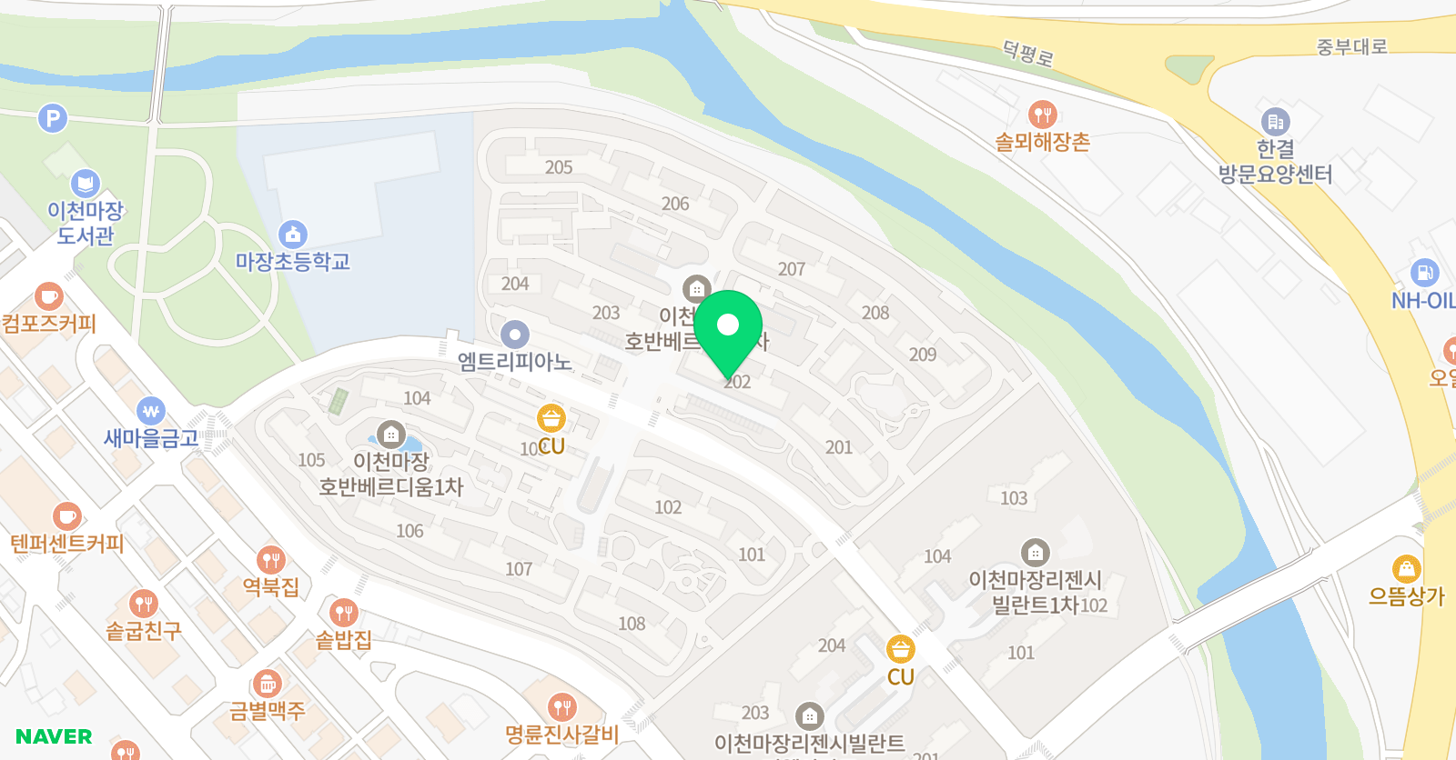 푸르넷 공부방 마장점 위치