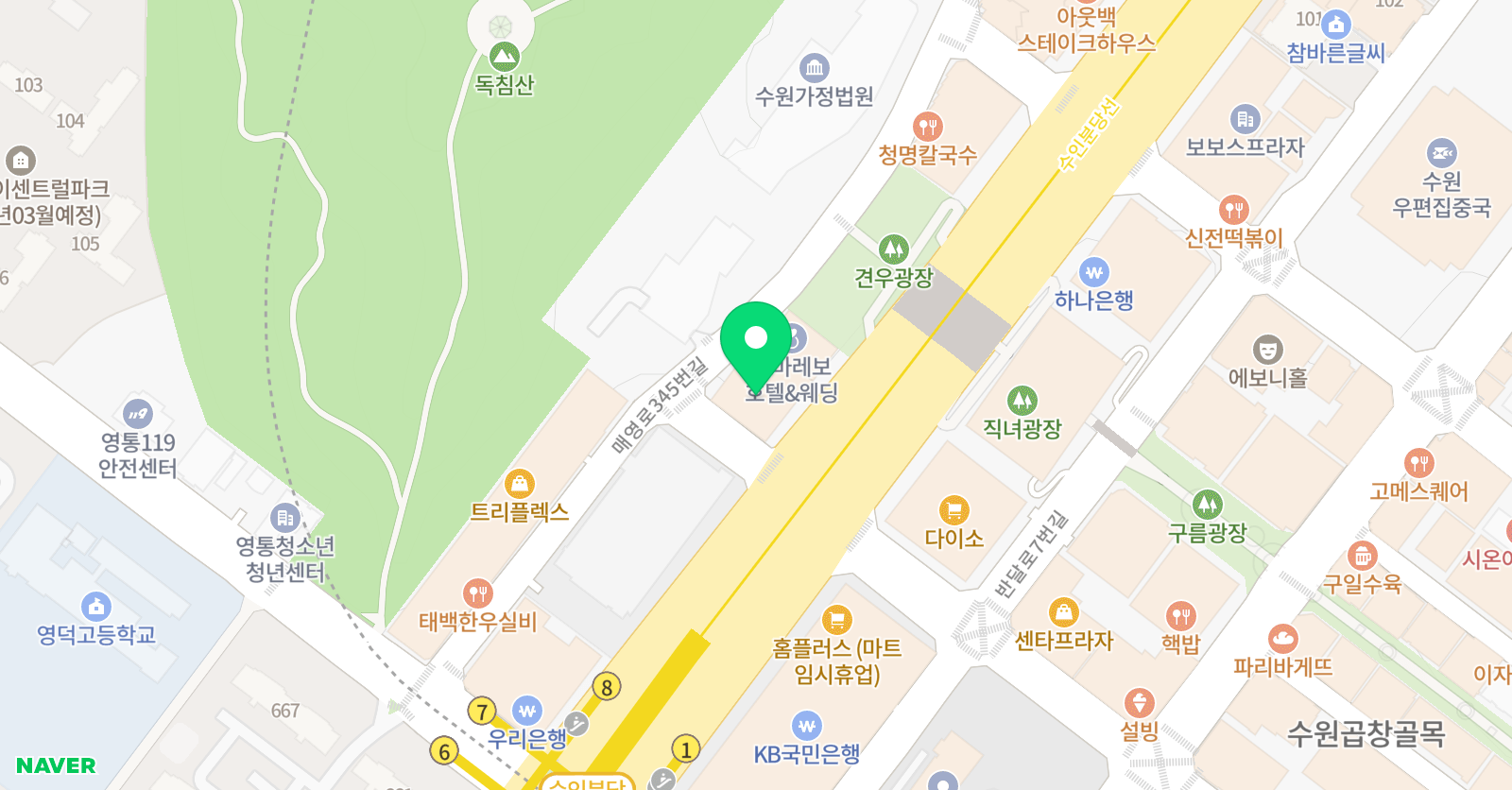 1등급 수학학원 위치