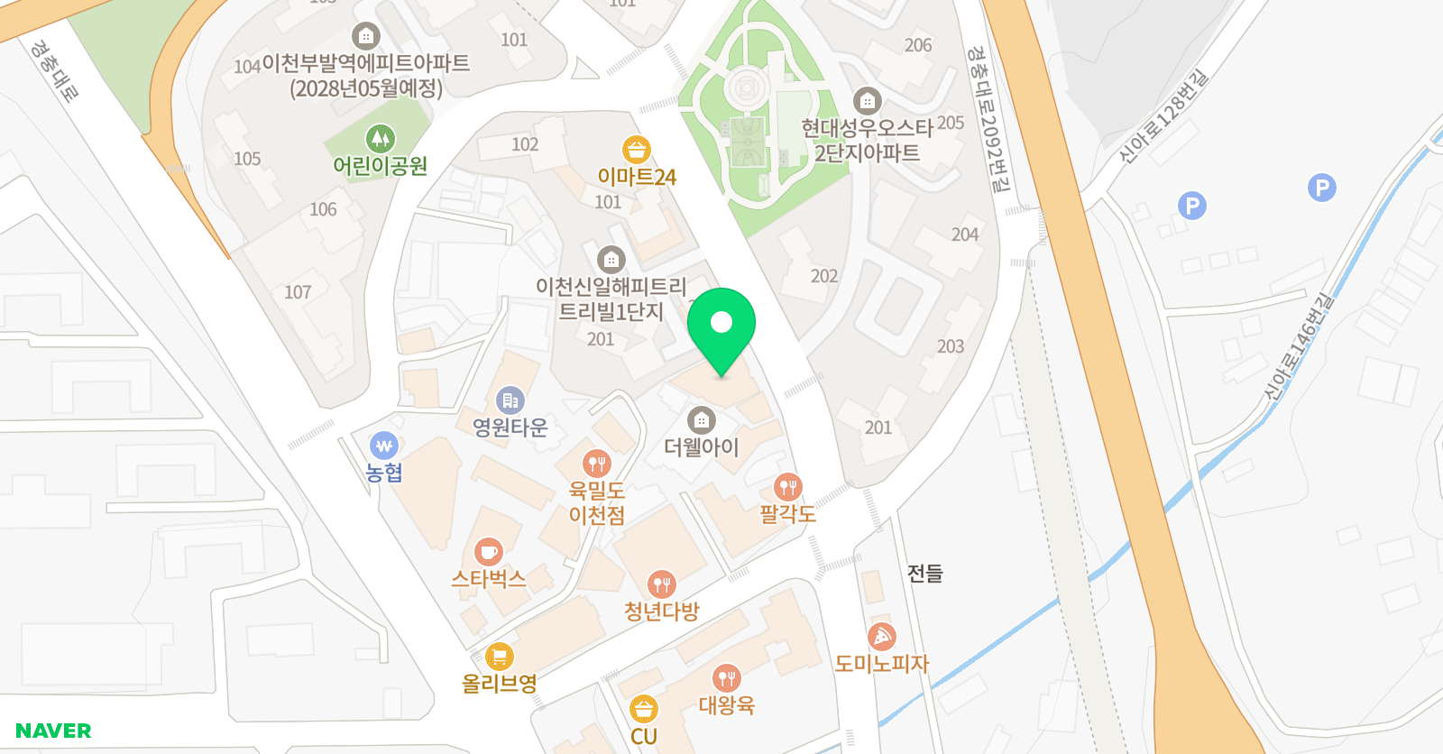 효음 음악학원 위치