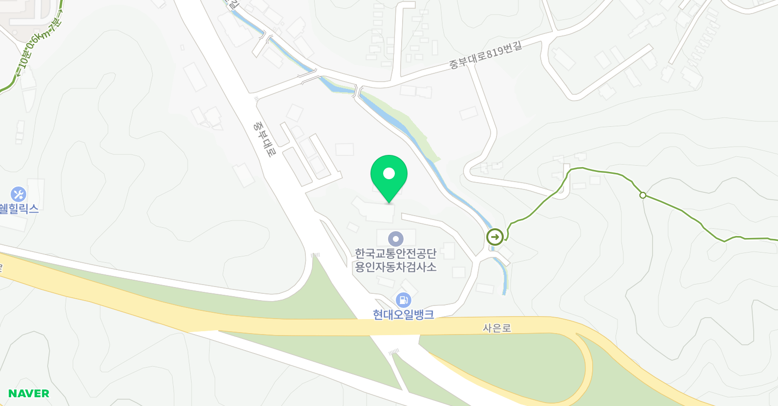 다나에스아이 어학원 위치