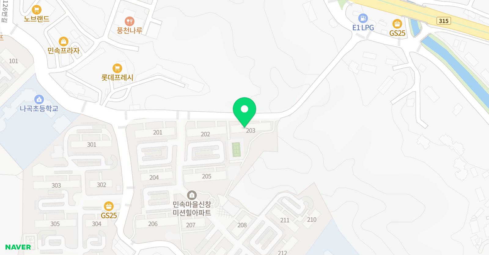 미래엔 수학 용인나곡교실 위치