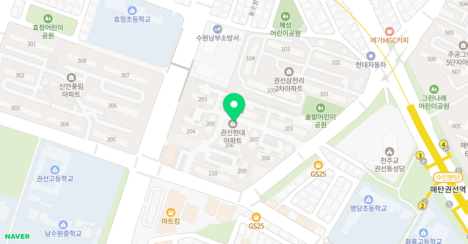 SM 수학학원 위치