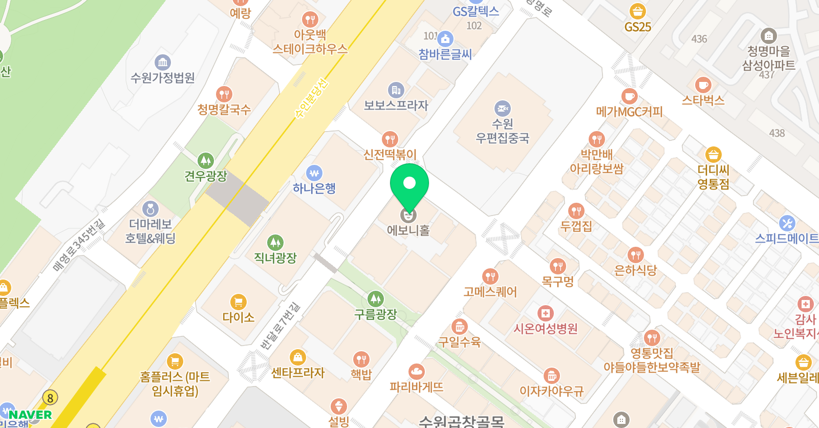가우스 학원 위치