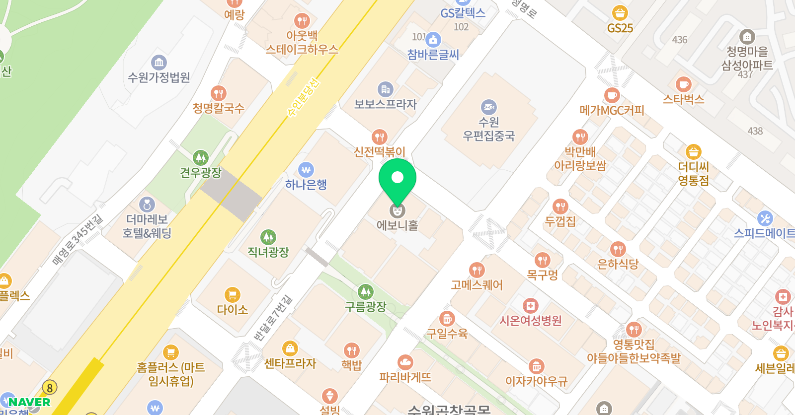 사랑애 실용음악학원 위치