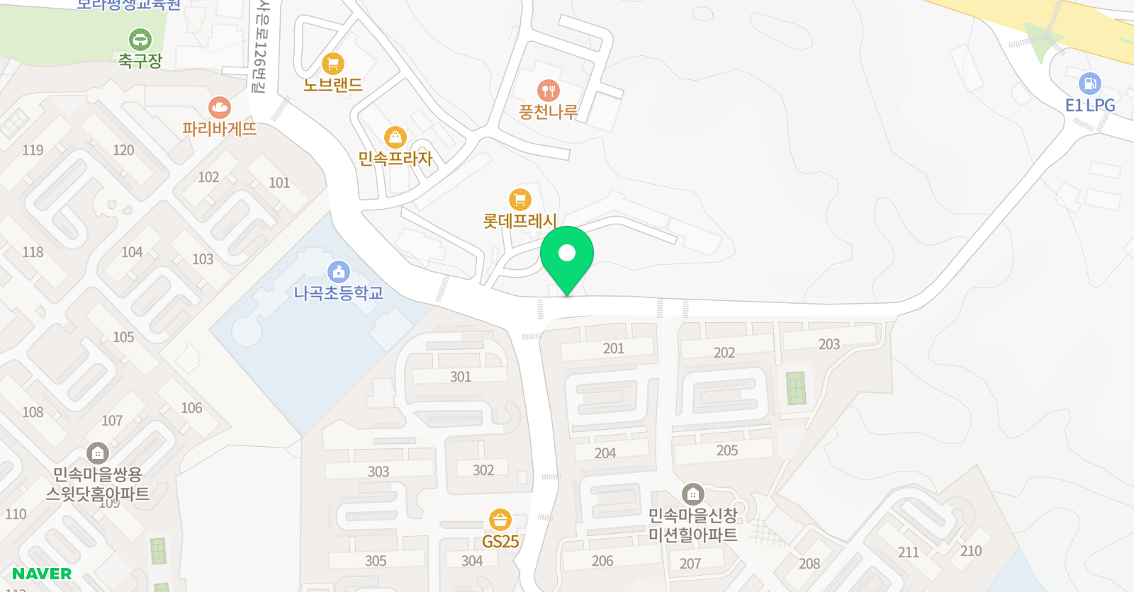 더갤러리 미술학원 위치