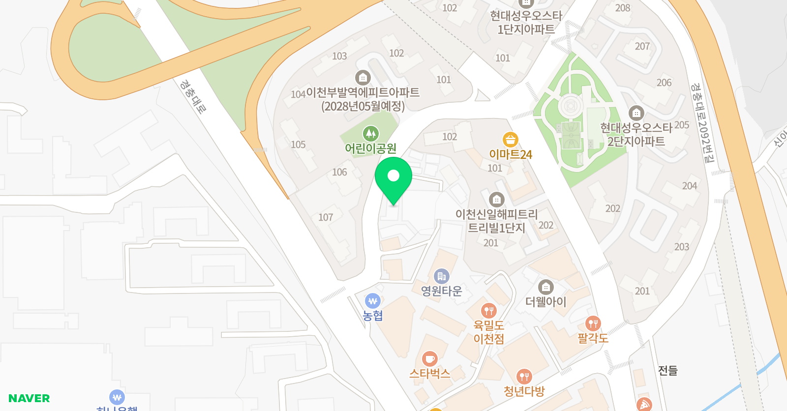 더탑종합예술아카데미 이천하이닉스점 위치