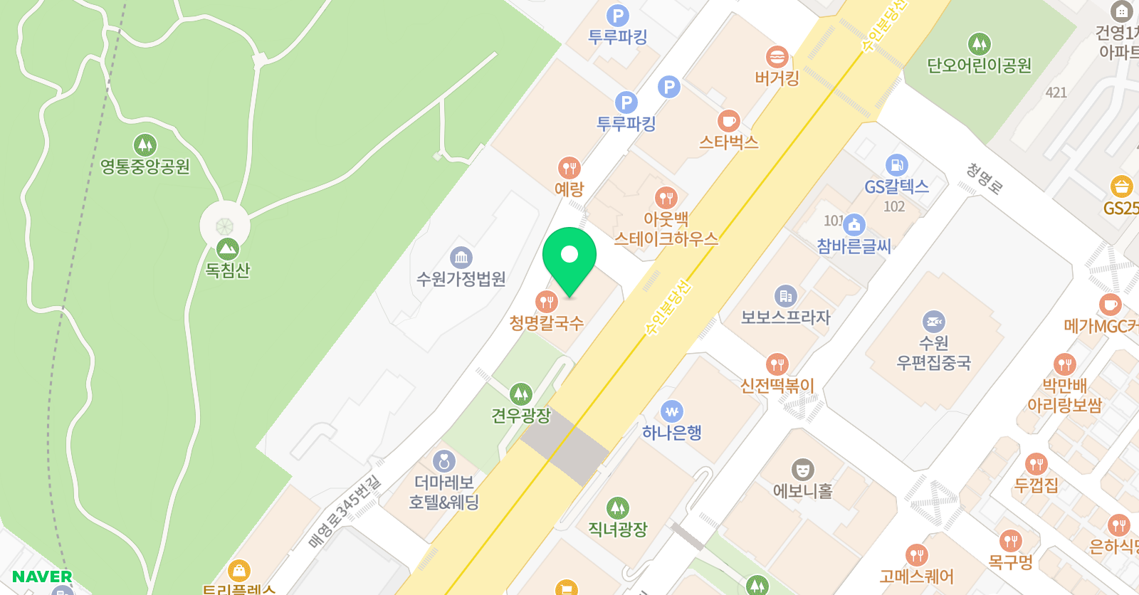 위너스하이 학원 위치