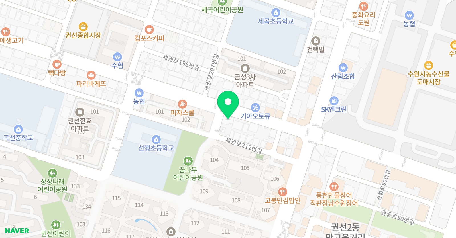 앞선 수학학원 위치