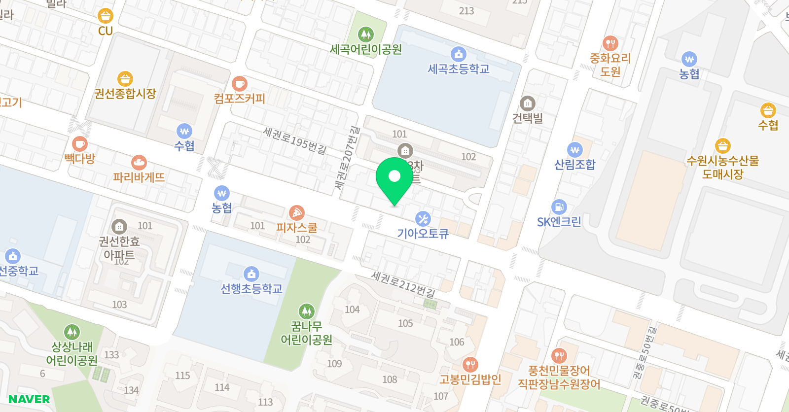 EY사고력리딩 권선학원 위치
