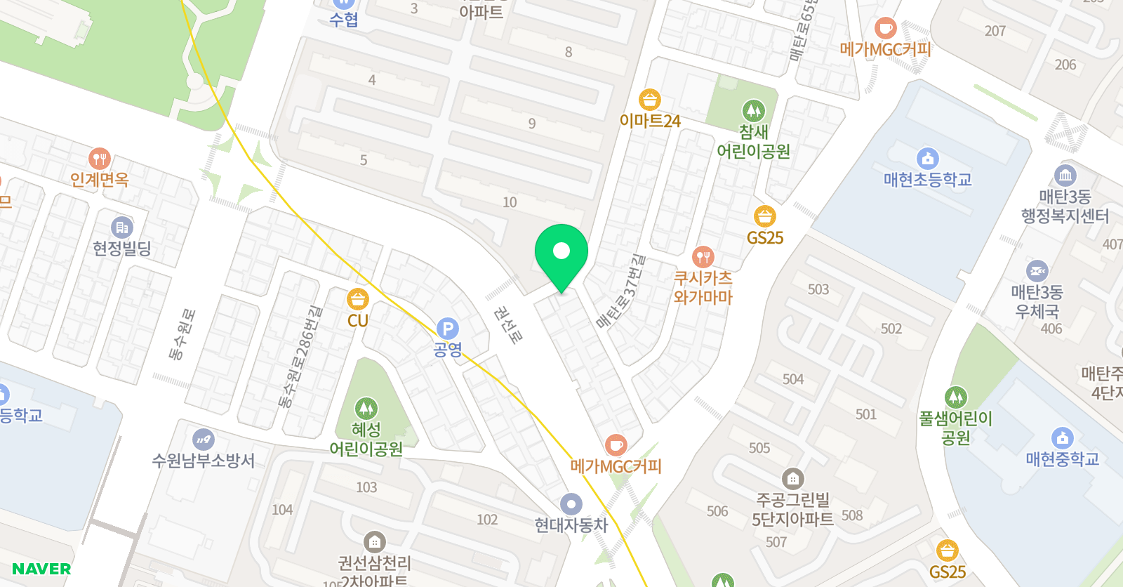 음나리 음악학원 위치