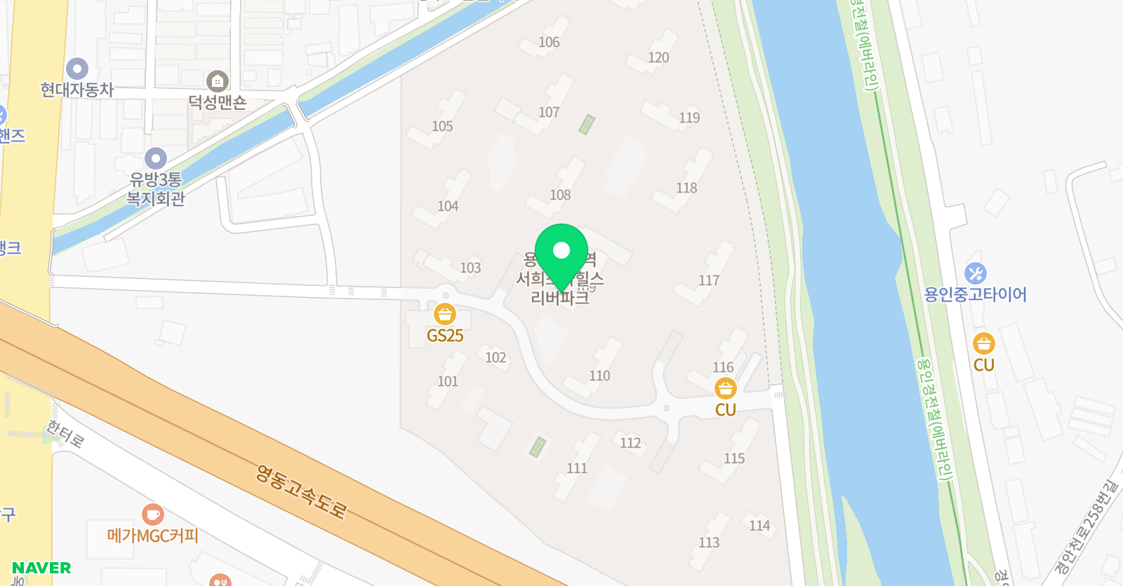 기탄 사고력교실 보평역 서희스타힐스 점 위치