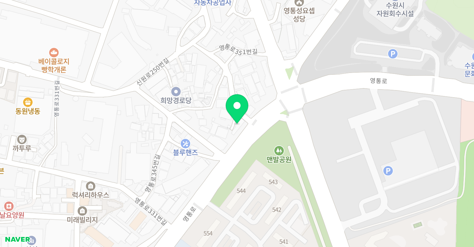 새로남이키즈어학원 위치