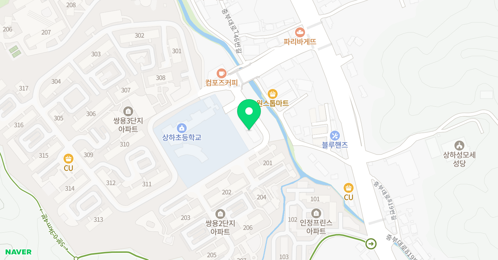 띵킹아트 미술 위치