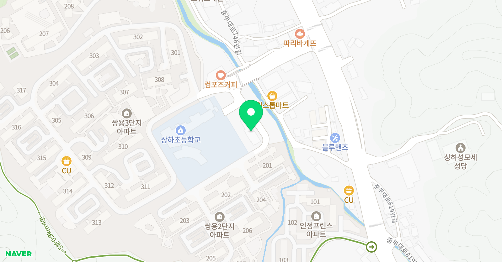 로운 학원 위치