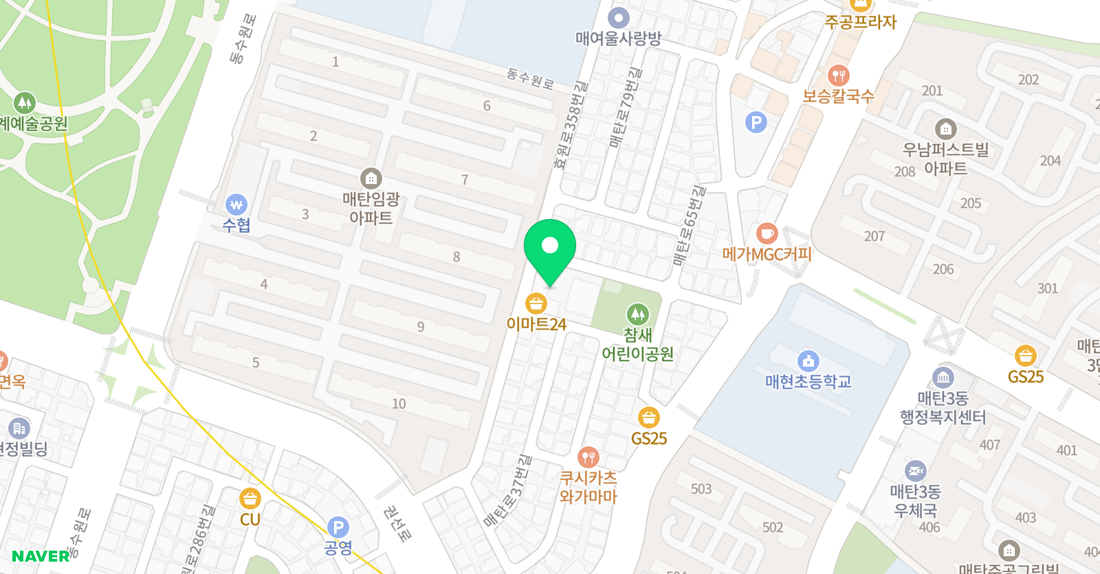 행복한 음악학원 위치