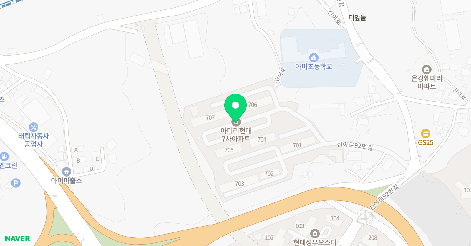 푸르넷 공부방 지혜샘 위치