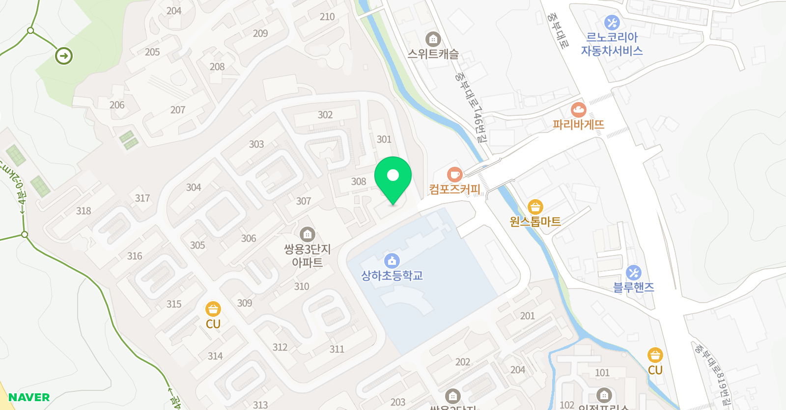 늘봄 음악학원 위치