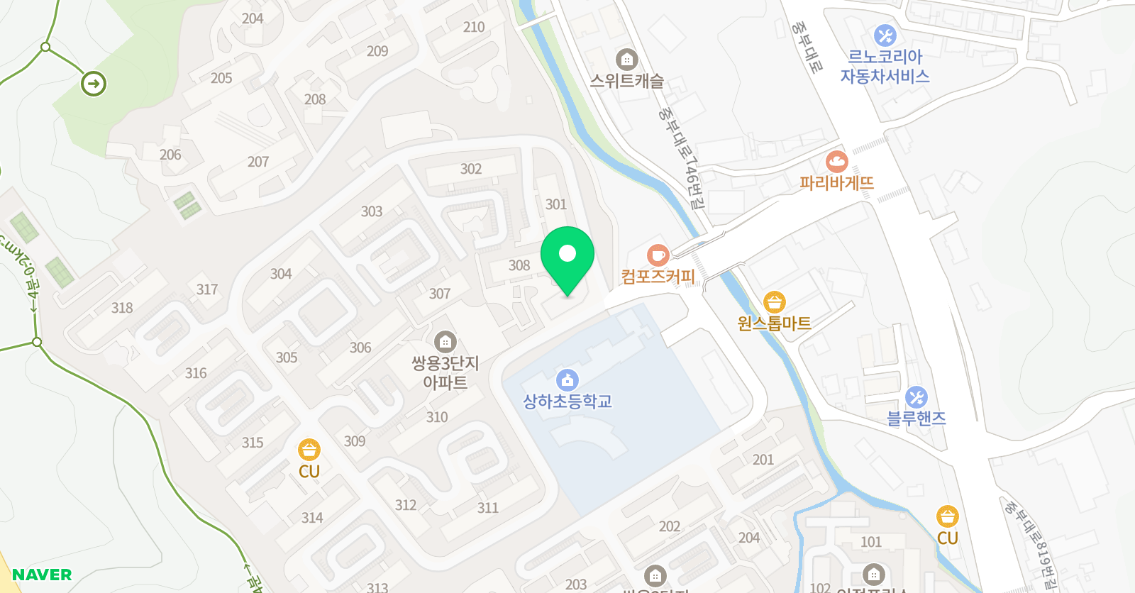 키엔 미술교습소 위치