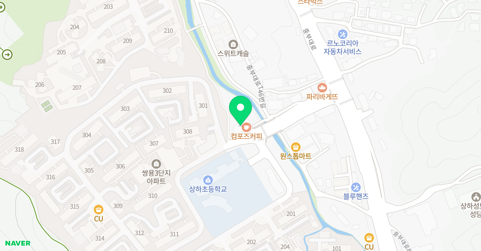 3030 영어 용인상하러닝센터 위치