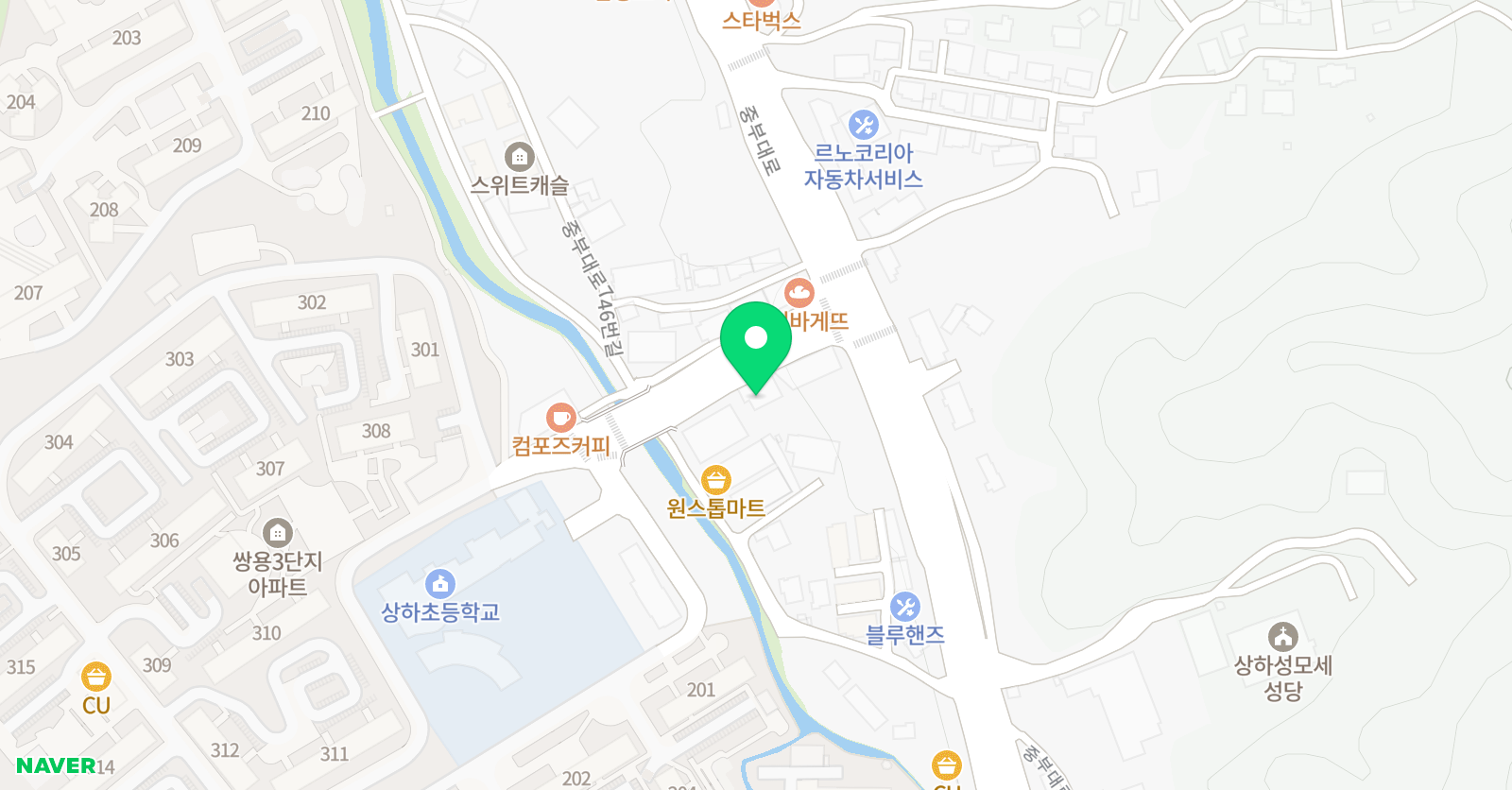 그리고 미술학원 위치