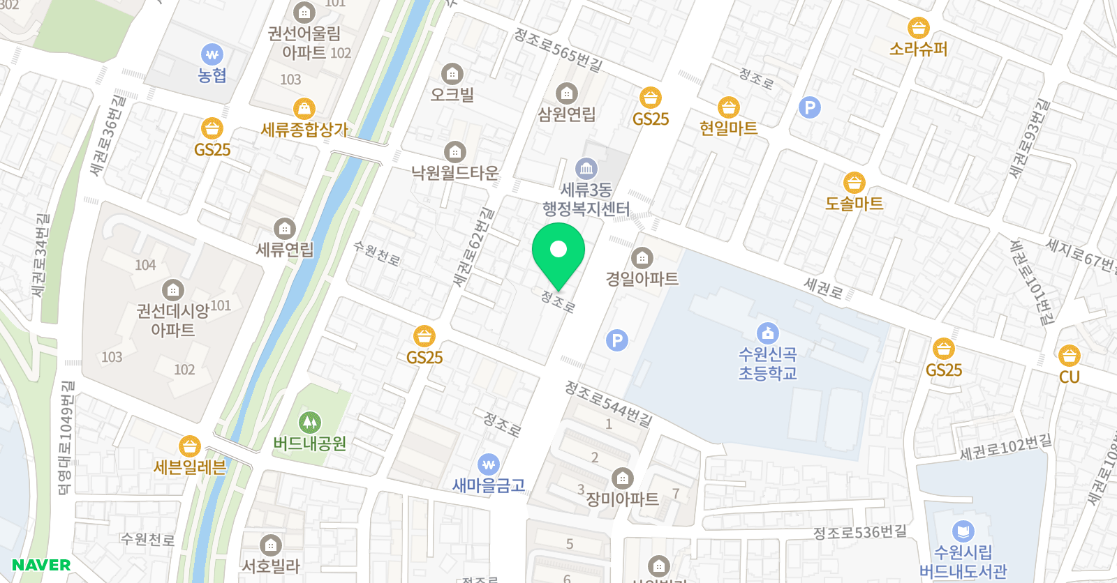 형설 학원 위치
