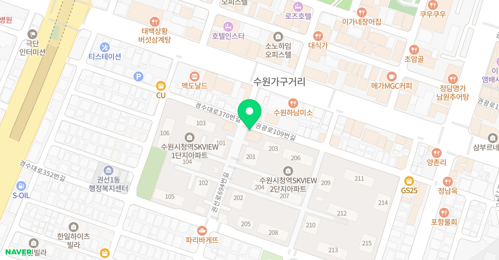 소리나래 음악학원 위치
