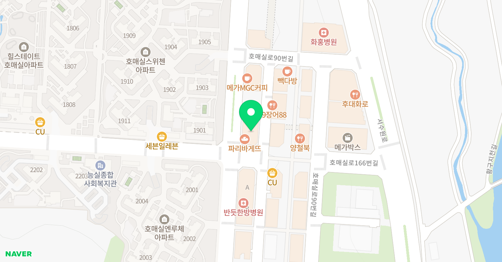 퍼스트위너 MTA 능실태권도 위치