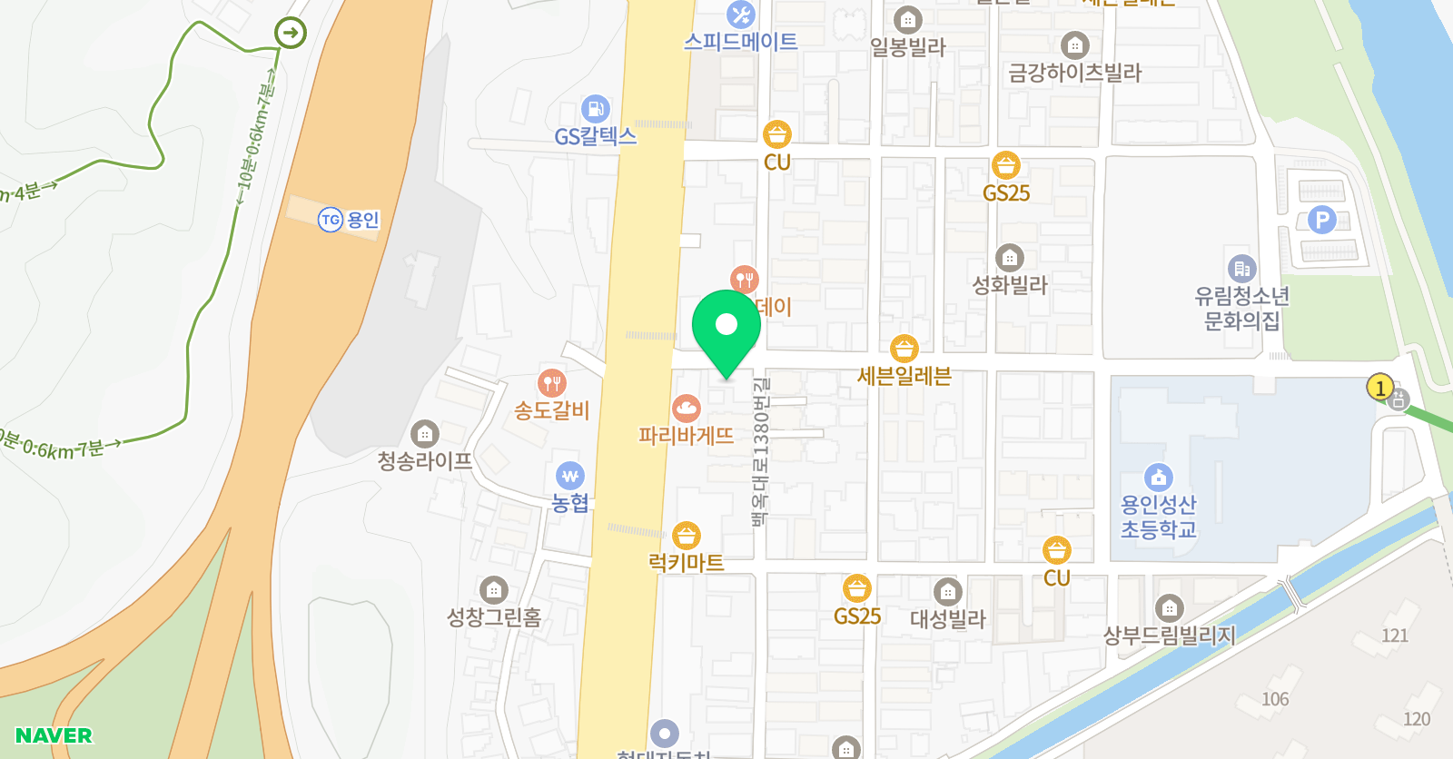 팀베스트 최고체육관 유림관 위치