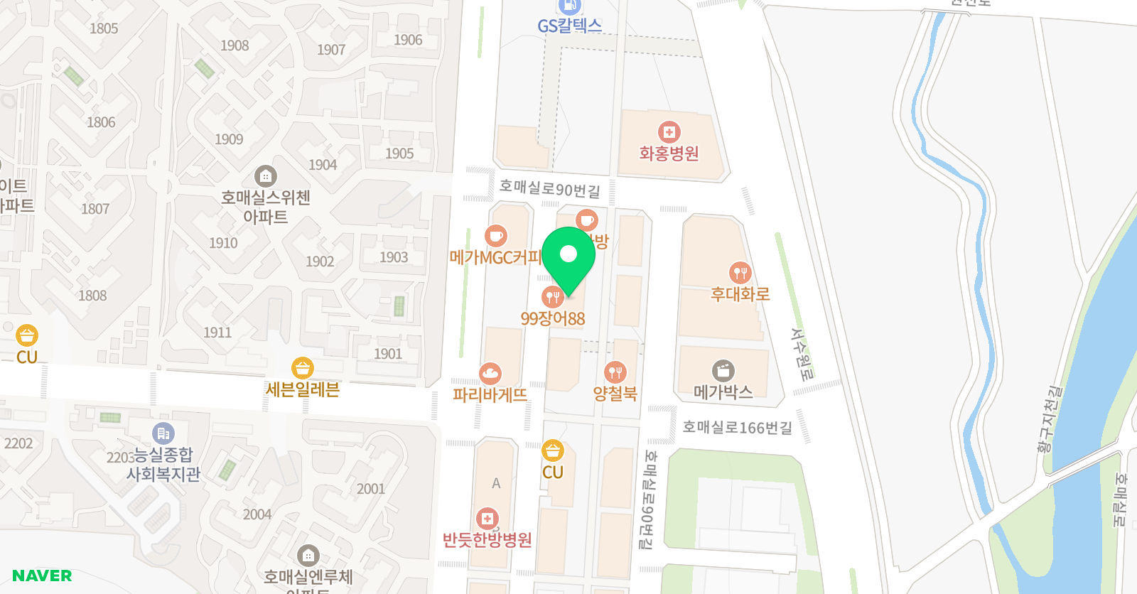 르시엘 피아노스튜디오 위치