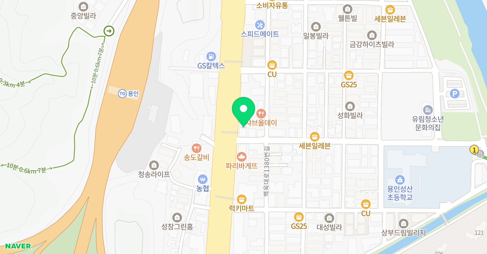 포근아트 미술 위치