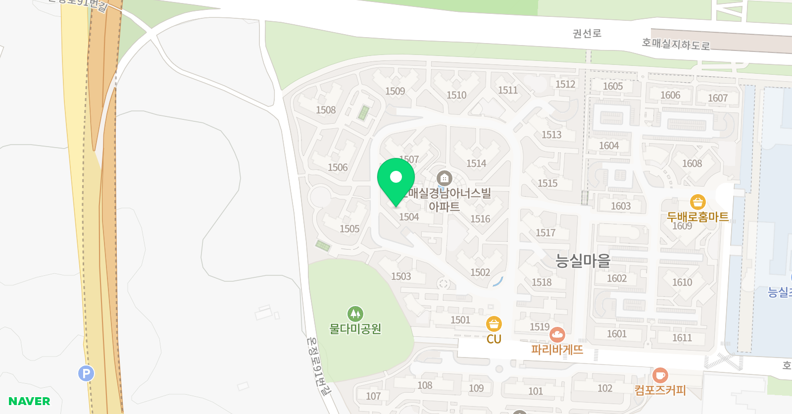 3030 영어 호매실15단지러닝센터 위치