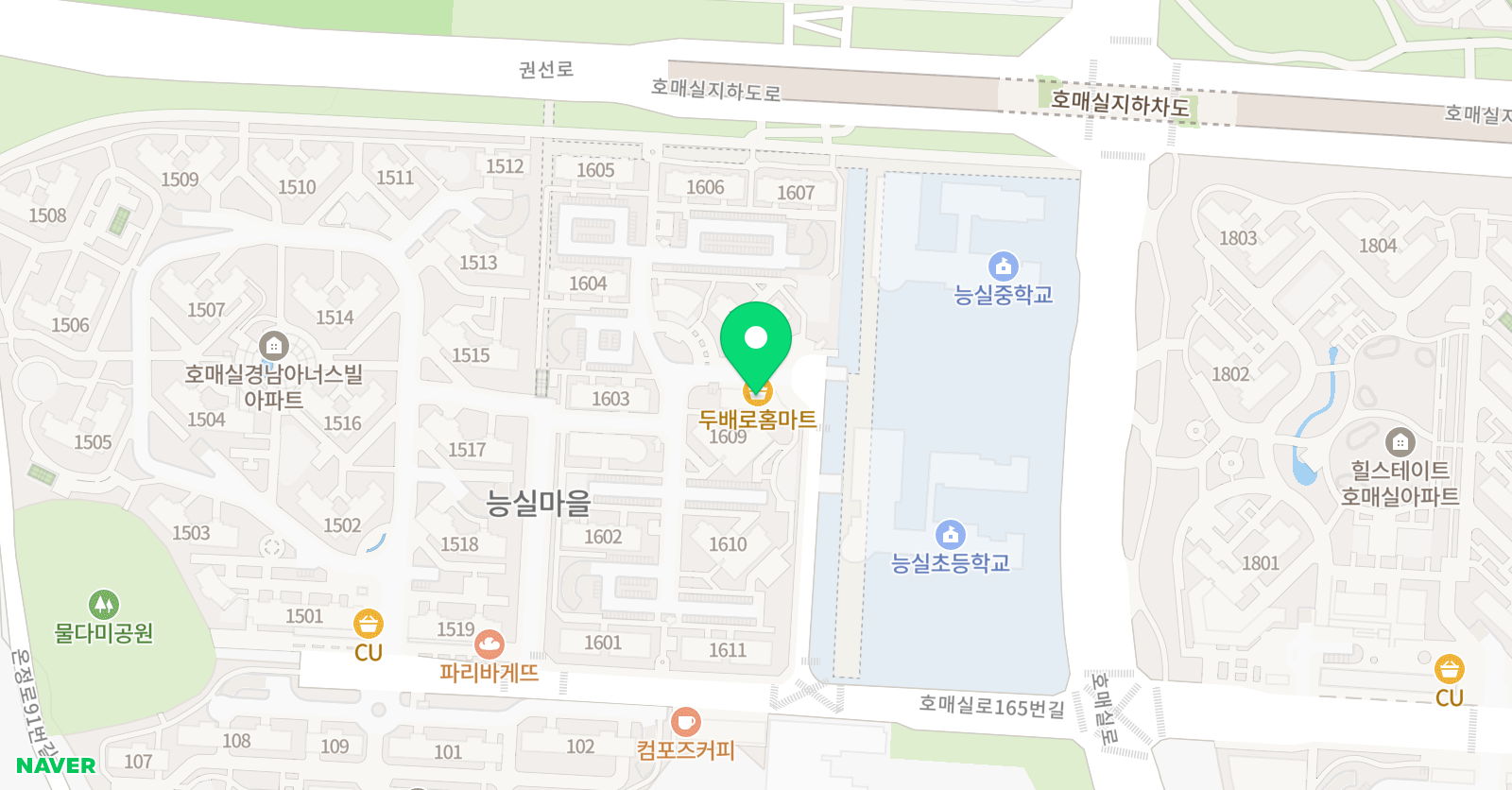아소비 학원 수원 호매실능실점 위치