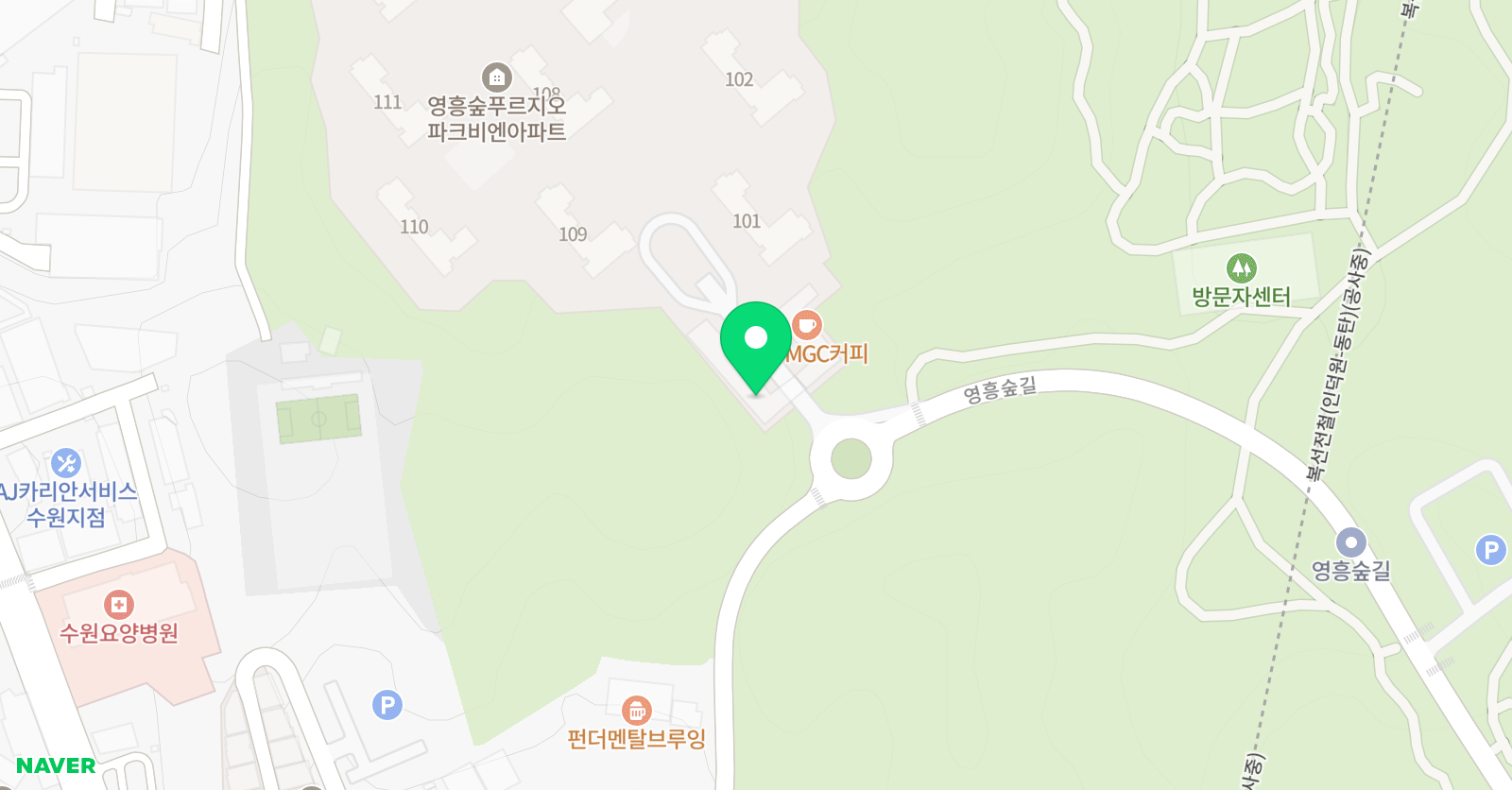 미래수 사고력수학 창의수학교습소 영흥숲점 위치