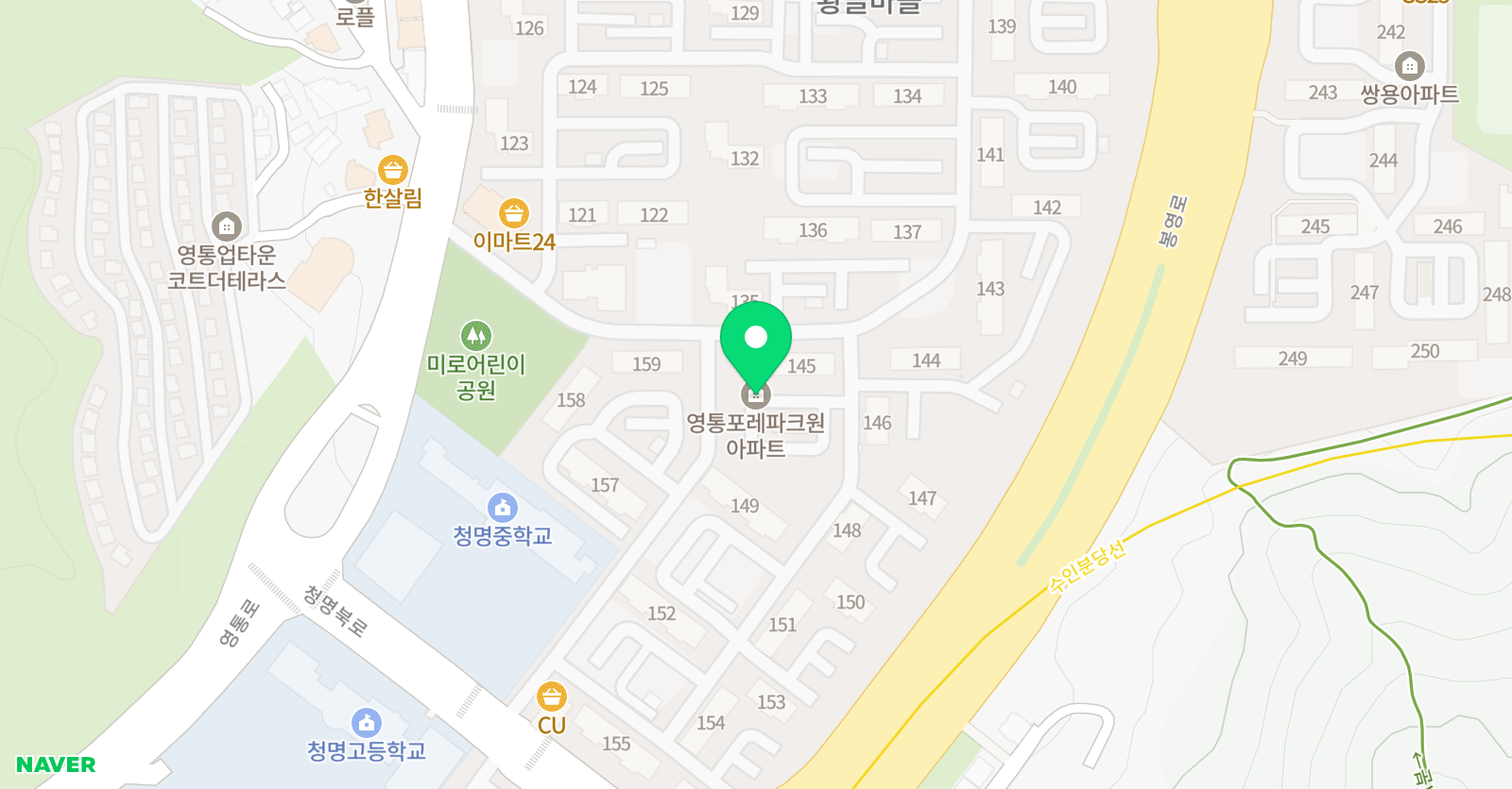나무그루 보습논술학원 위치